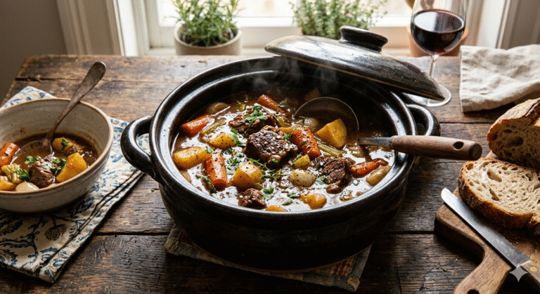 $8 Slow Cooker Beef Stew – Dump & Go Dinner 🍲